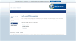 Desktop Screenshot of eclaims.das.co.uk