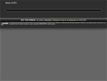 Tablet Screenshot of das.info